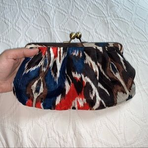 Chico’s Multicolor Clutch. Like New!
